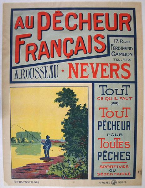 Affiche 'Au pêcheur français'