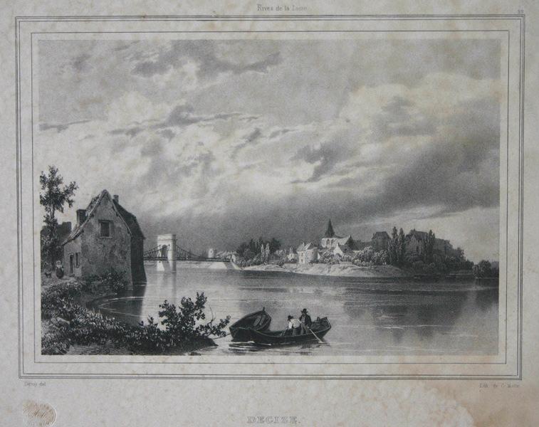 Rives de la Loire : Vue de l'île de Decize