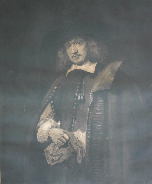 L'homme au gant (d'après Rembrandt)