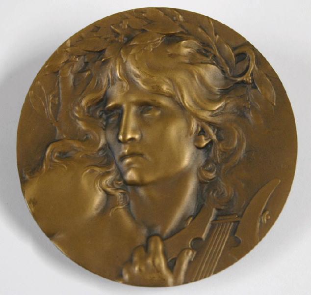 Médaille 'Orphée endort Cerbère aux sons de sa lyre'