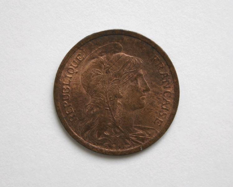 Pièce de 2 centimes, République française (1899)