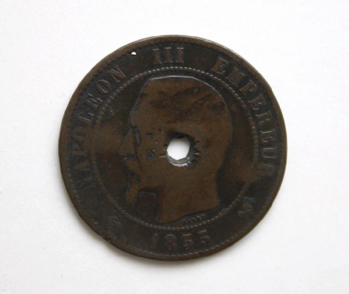 Pièce de 10 centimes, Napoléon III (1855) (effigie de Napoléon III)