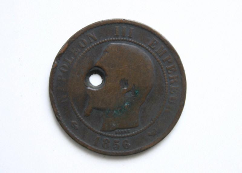 Pièce de 10 centimes, Napoléon III (1856) (effigie de Napoléon III)