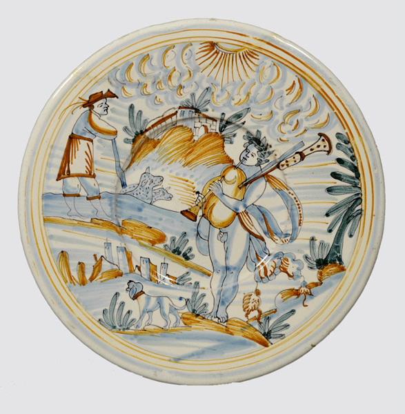 Apollon jouant de la cornemuse