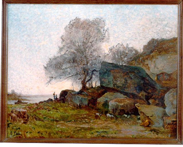 La carrière de ciment (Environs de Nevers, route des Saulaies)