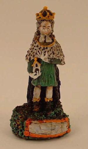 Saint Louis (Jean Loynel d'Estrie identifie la figurine à Saint Henri)