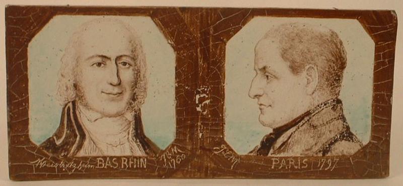 Portraits de Jean-Baptiste Mohler et Jean-Louis Mohler