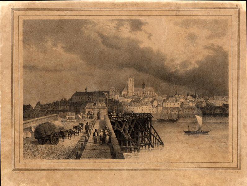 Le pont de Loire à Nevers