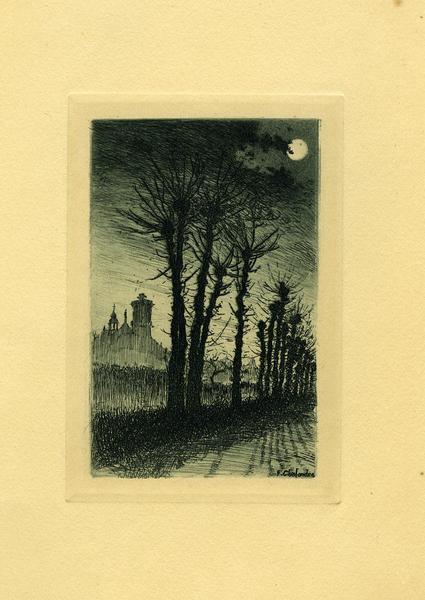 Rue de la Raye au clair de lune