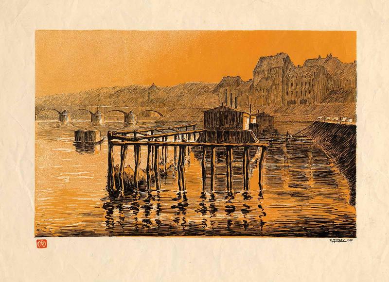 L'estacade et les bateaux