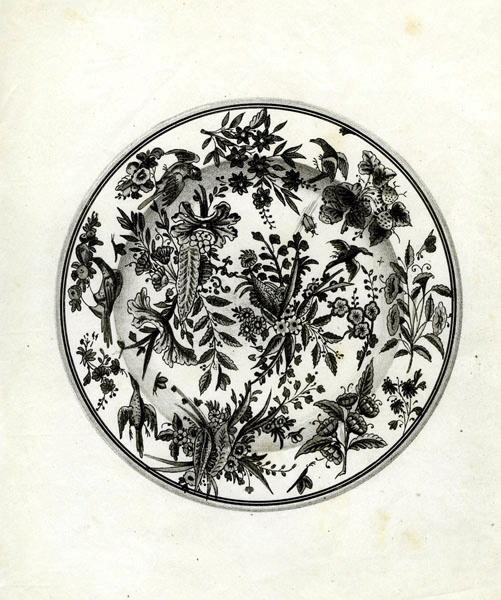 Assiettes décor persan