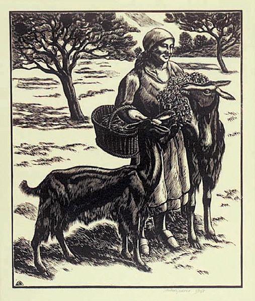 La femme aux chèvres