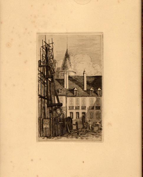 Chantier de la Caisse d'Epargne à Nevers