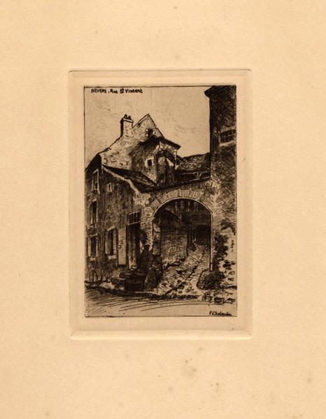 Nevers. Rue St-Vincent