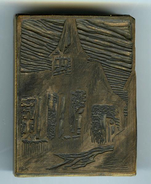 Le cimetière et l'église de campagne