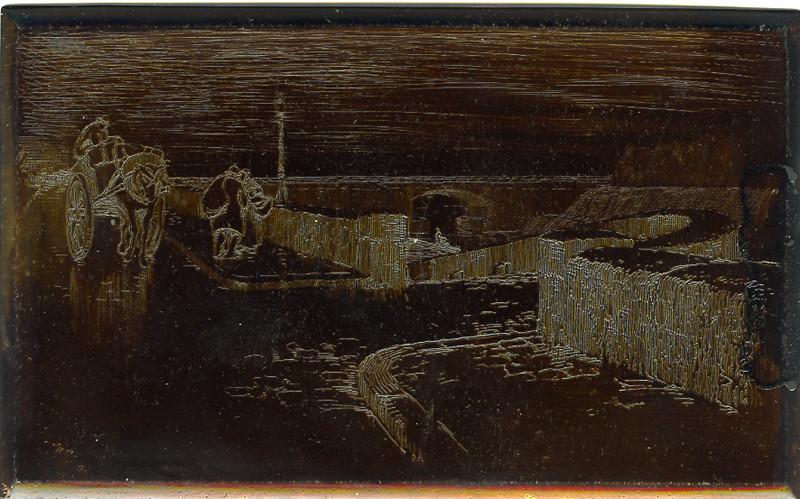 Le quai de Loire, effet de pluie