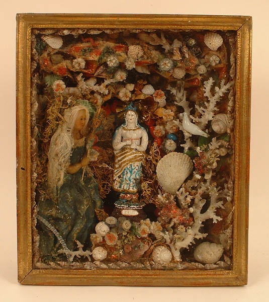 Retable de la Vierge au rocher ; Geneviève de Brabant