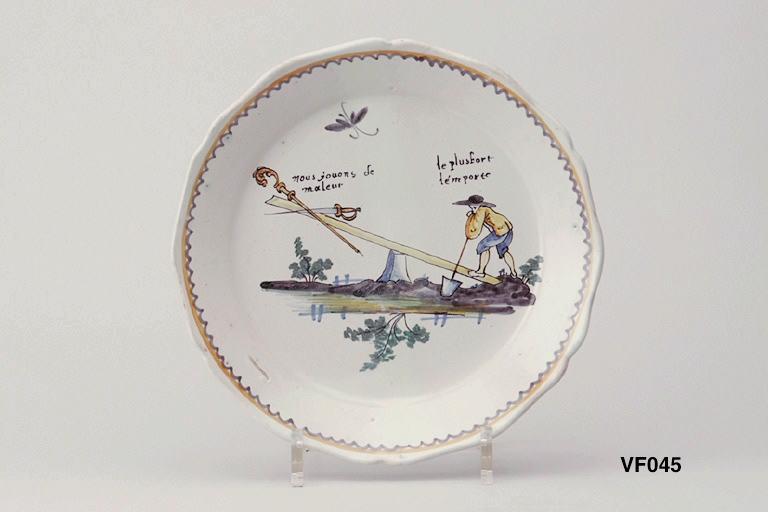 Assiette révolutionnaire