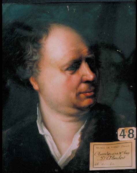 Portrait de D'Alembert (copie d'après Chardin)