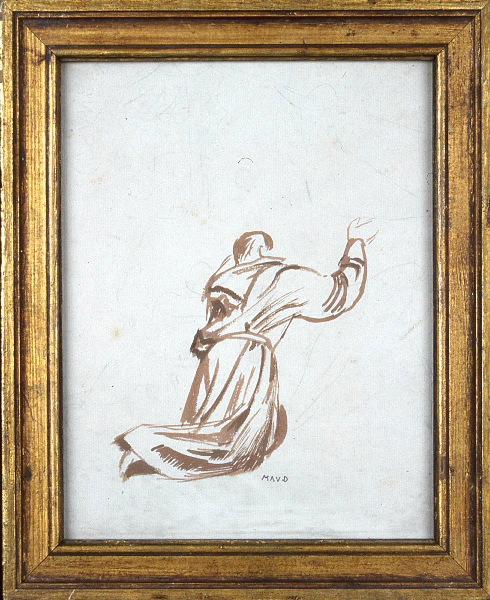 Saint François fait jaillir l'eau du rocher