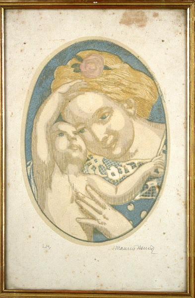 Maternité au col de dentelle