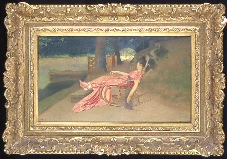Madame Granié au bois de Boulogne