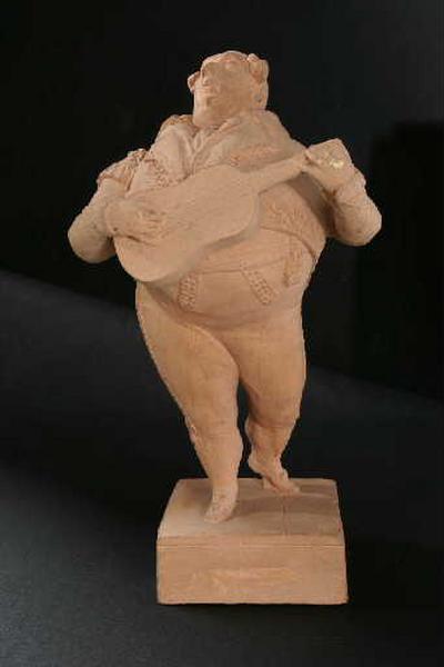 Caricature de Louis Lablache, chanteur d'opéra (1794-1858)