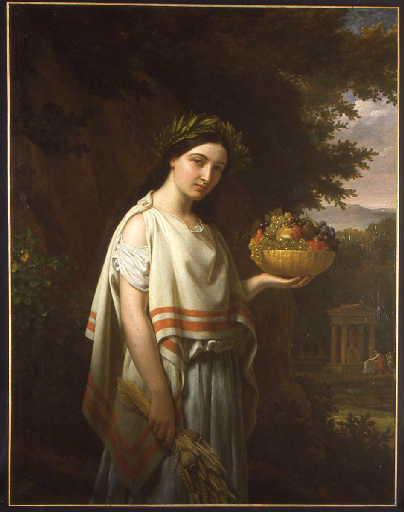 Jeune Grecque faisant une offrande