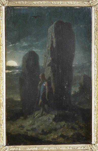 Claire de lune sur des Menhirs