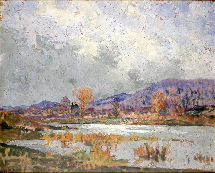 Débordement de l'Arroux à Laizy