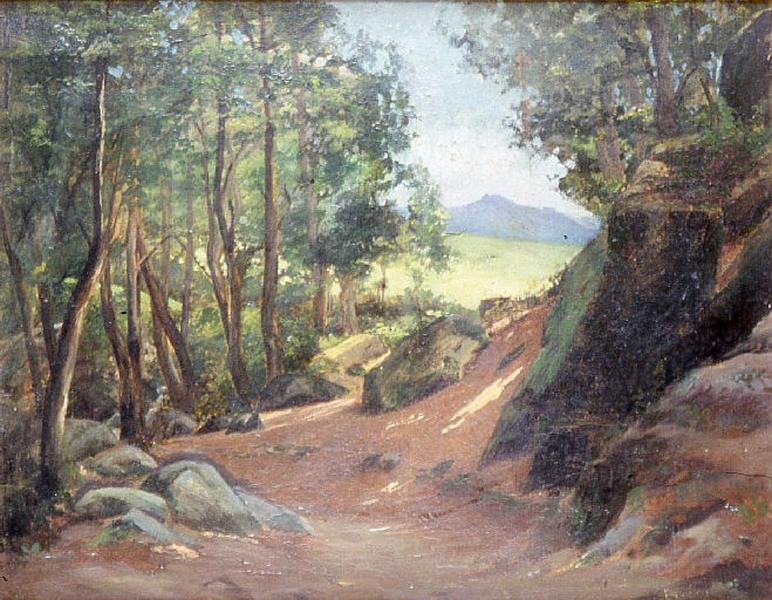 Chemin creux en Morvan