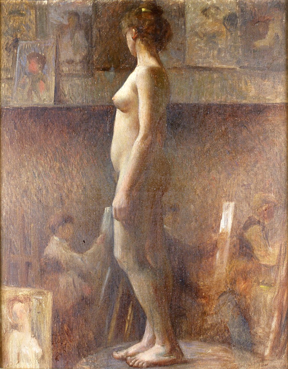 Nu dans l'atelier