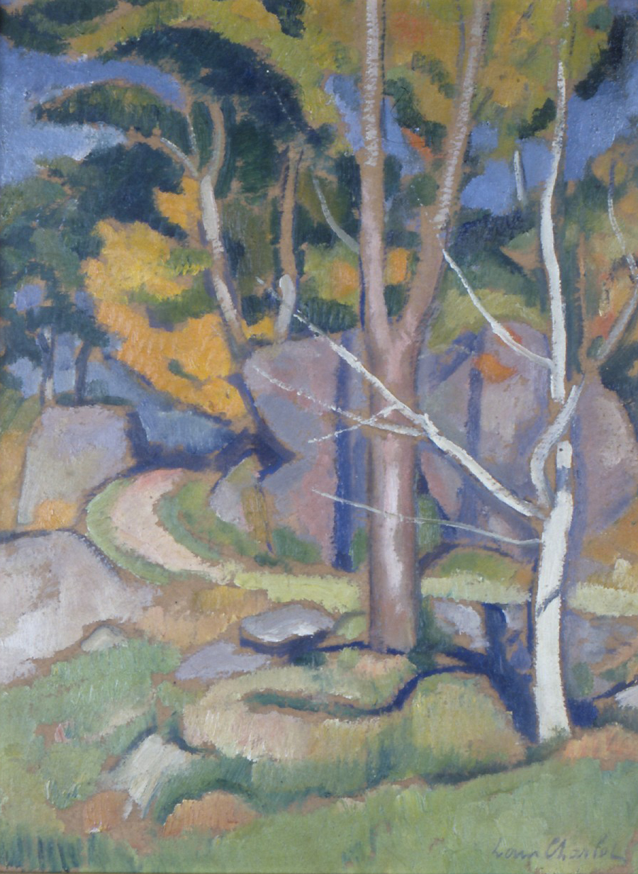 Automne ; Le chemin de la Motte à Uchon (autre titre)