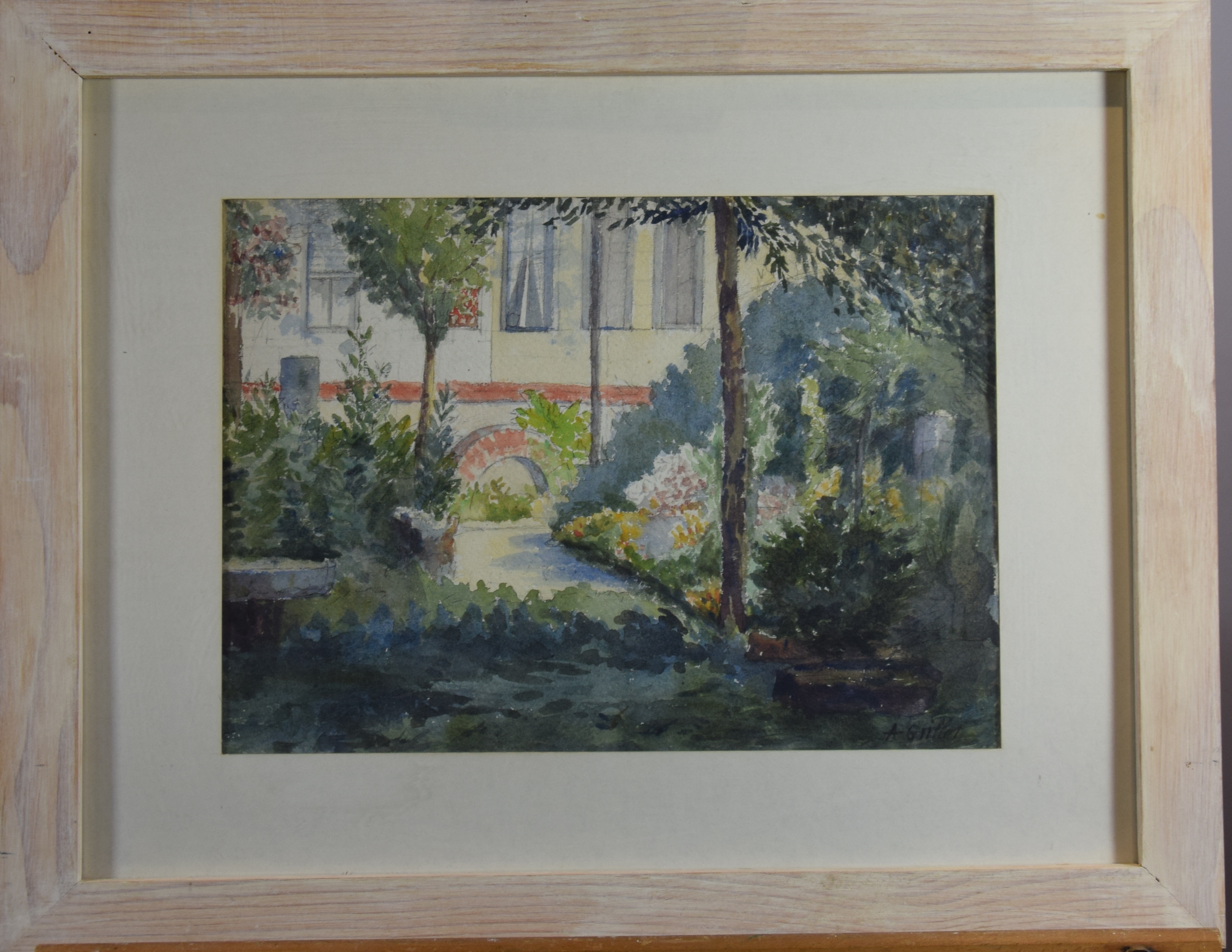 Vue d'un jardin
