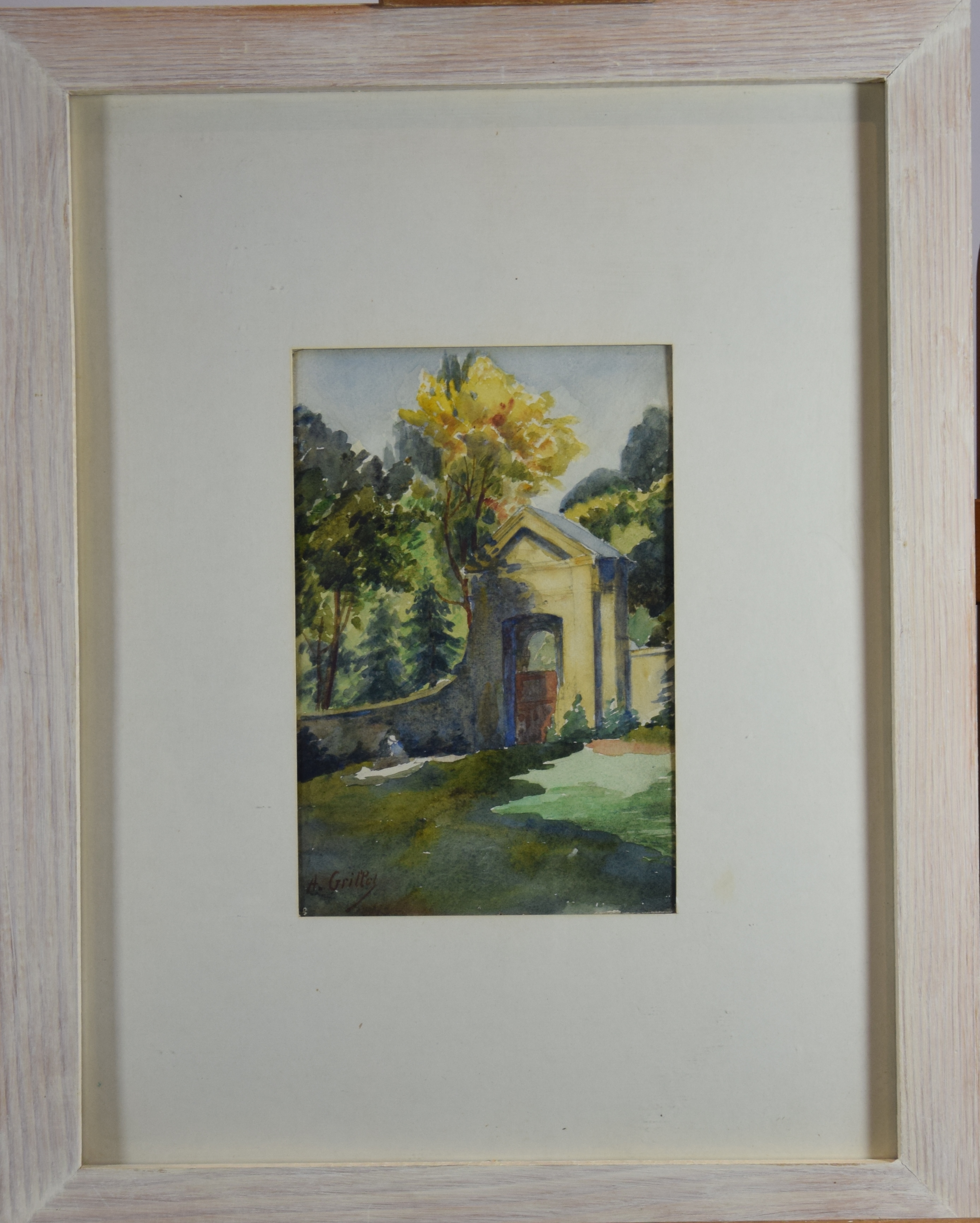 Porte dans un parc