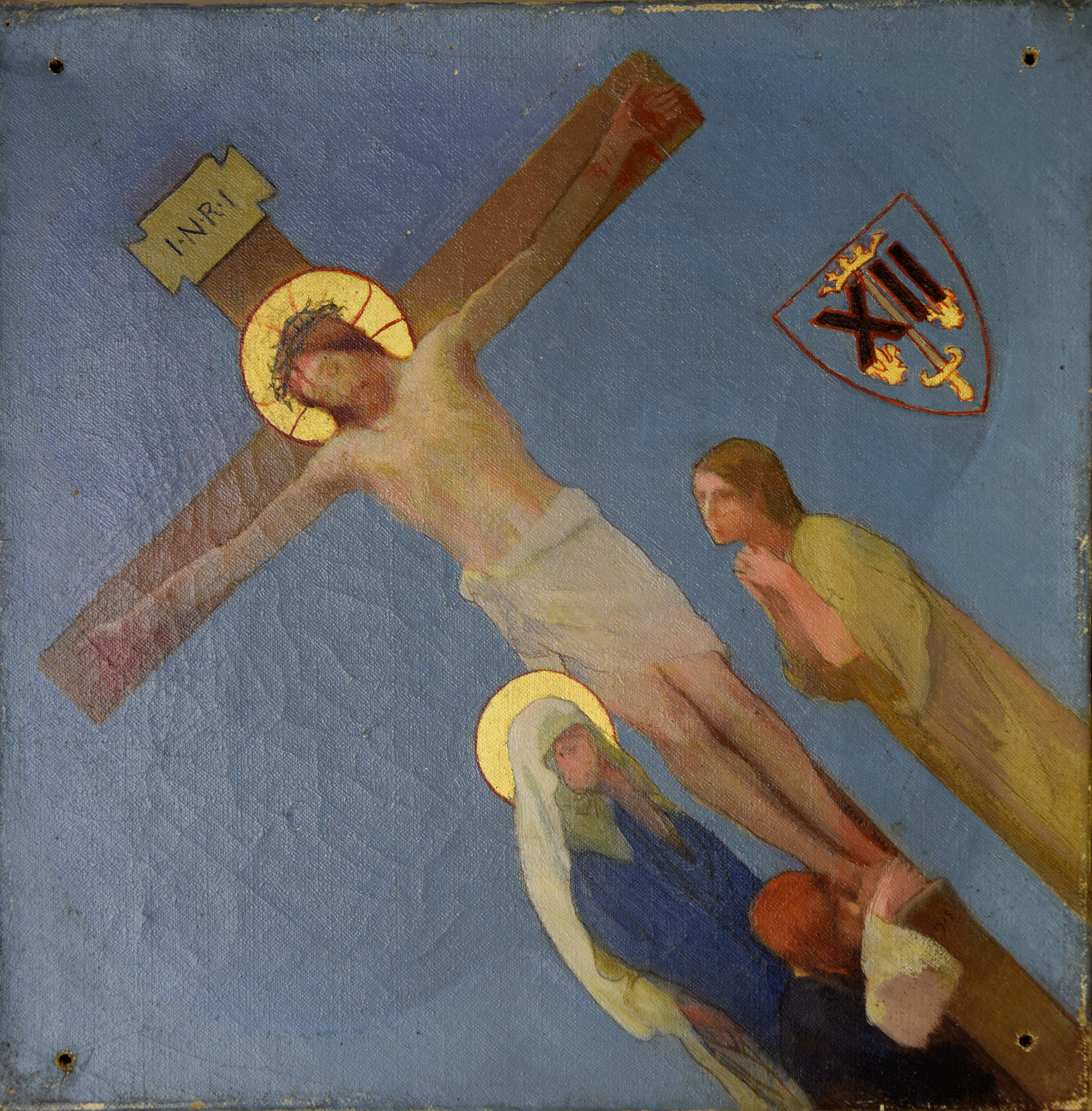 Chemin de croix 12e station : Jésus meurt sur la croix