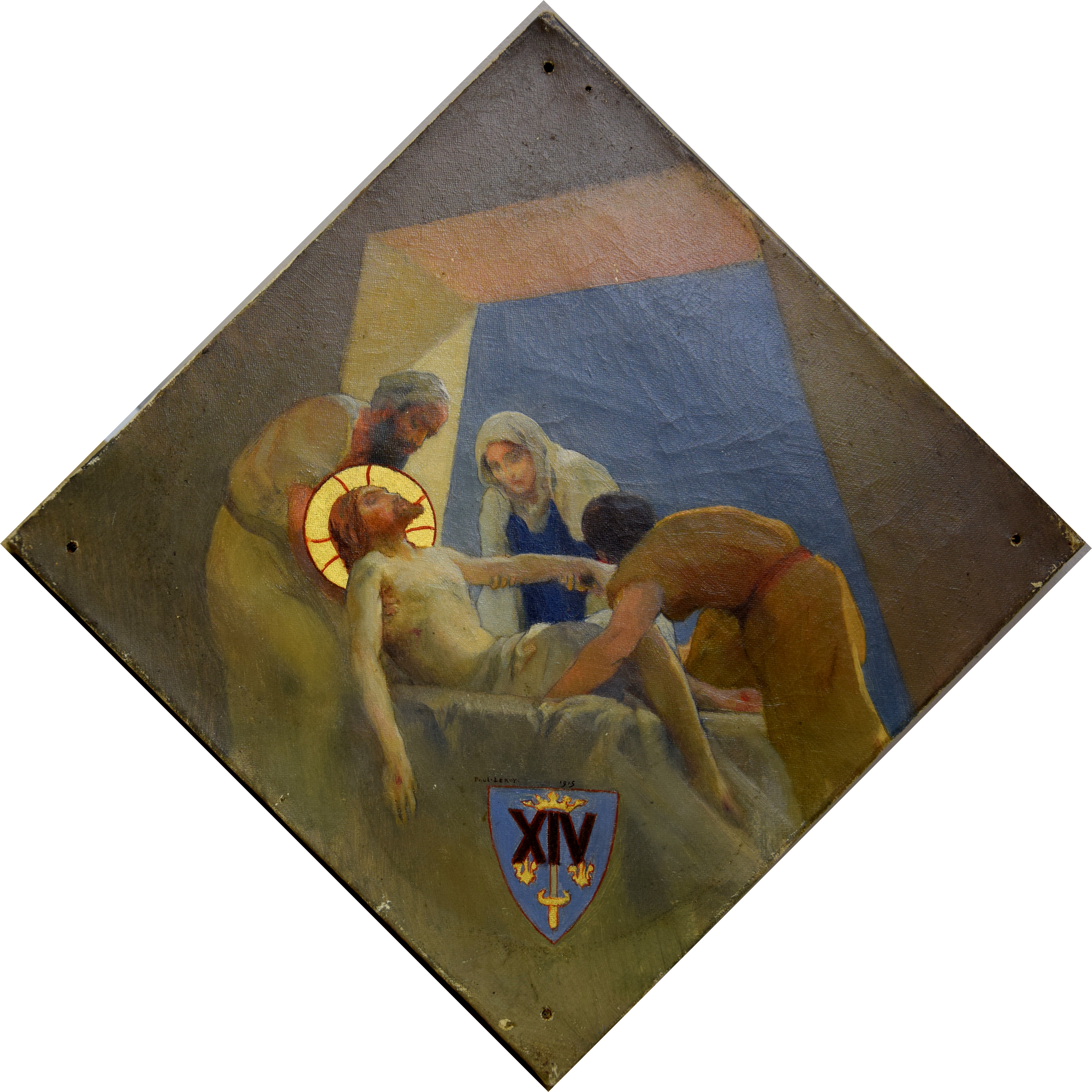 Chemin de croix 14e station : Jésus est mis au tombeau