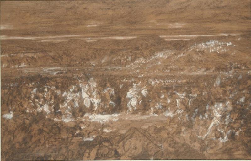 Bataille de Châlons (ou Victoire d'Aetius sur Attila aux Champs catalauniques en 451)