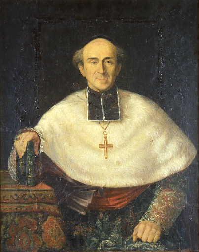 Portrait de Bénigne-Urbain du Trousset d'Héricourt ; Bénigne Urbain Jean Marie du Trousset d'Héricourt, évêque d'Autun de 1829 à 1851 (autre titre)