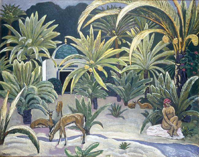 Femme nue dans l'oasis, Djerba