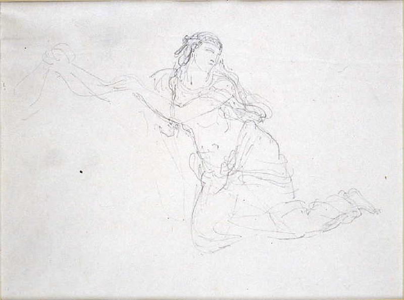 Etude pour la Mort de Cléopâtre (Etude pour la servante)
