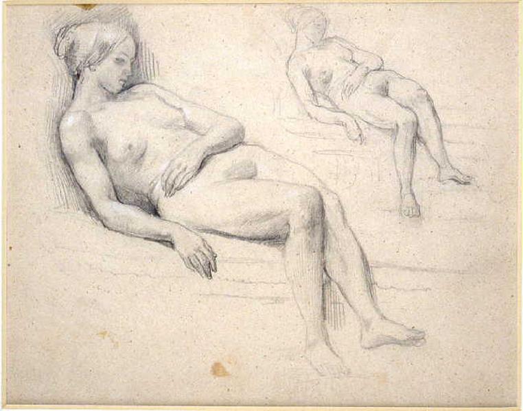 Etude pour la Mort de Cléopâtre (Etude pour la servante)