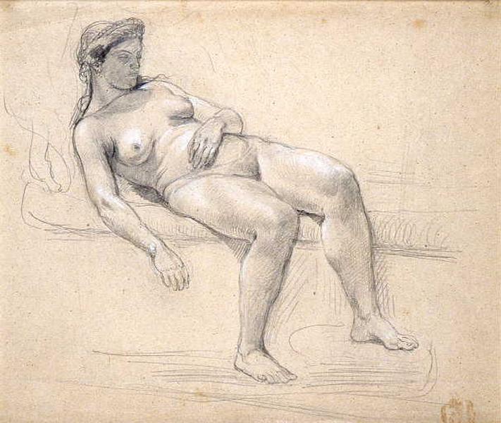 Etude pour la Mort de Cléopâtre (Etude pour Cléopâtre)