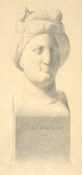 Tête antique trouvée à Autun