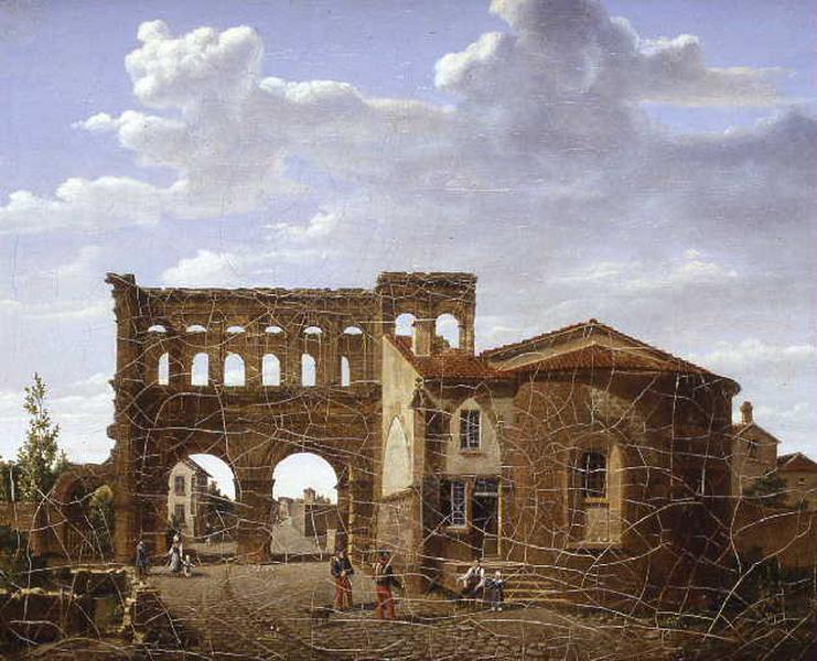 La porte Saint-André à Autun