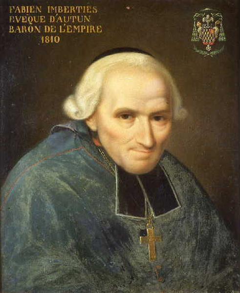 Portrait de Fabien-Sébastien Imberties (Evêque d'Autun de 1806 à 1819)