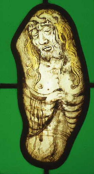 Vitrail : Christ en croix