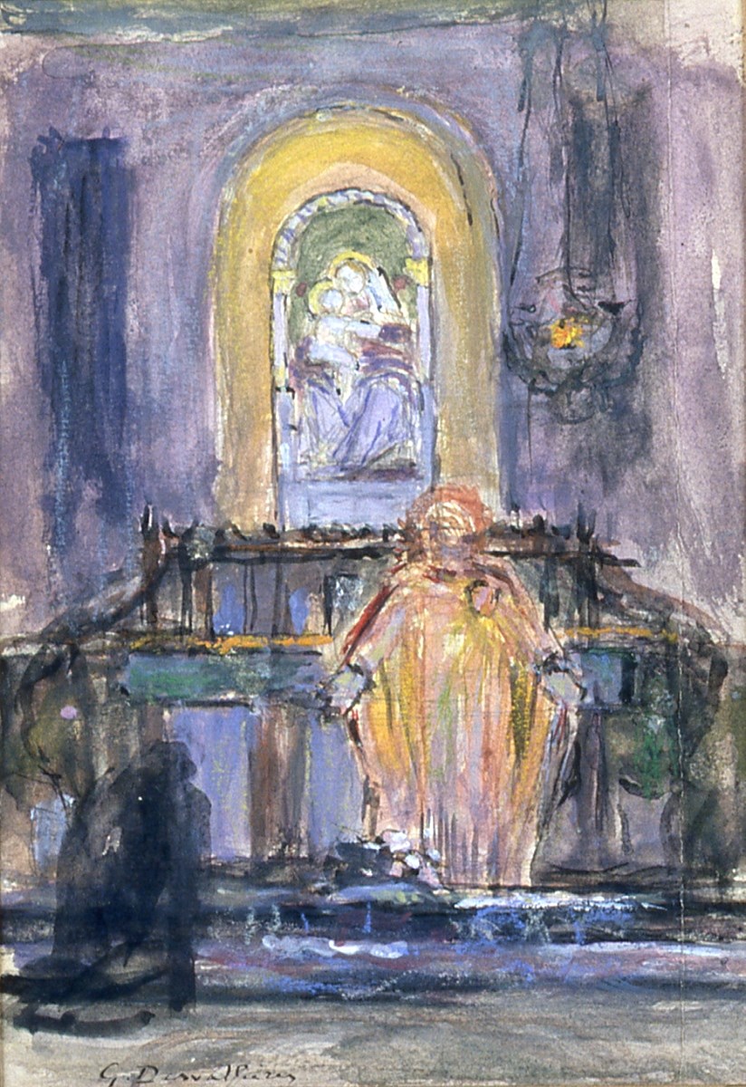 Sacré-Coeur devant l'autel