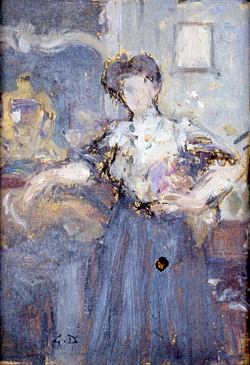 Portrait de Madame Piot, esquisse peinte