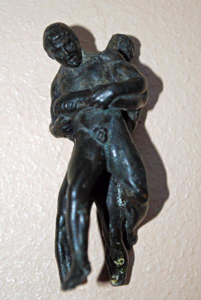 Lutteurs (Sculpture en bronze)